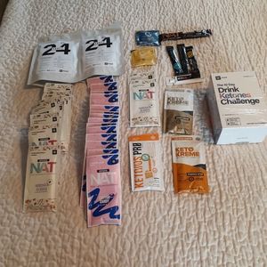 Assorted keto products